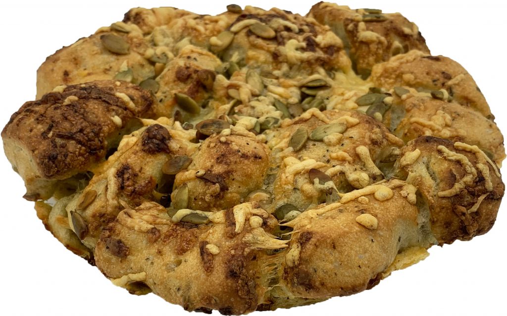 Plukbrood pesto-kaas