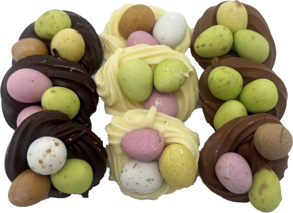 Vogelnestjes puur-melk-wit