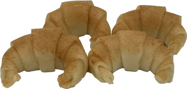 Marsepein, 4 croissants