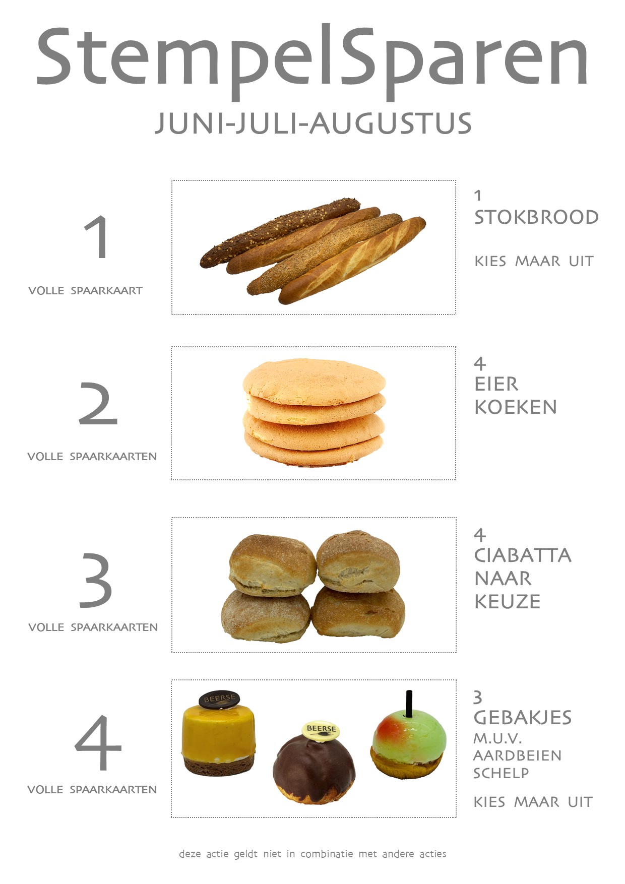 StempelSpaar Gratis Producten