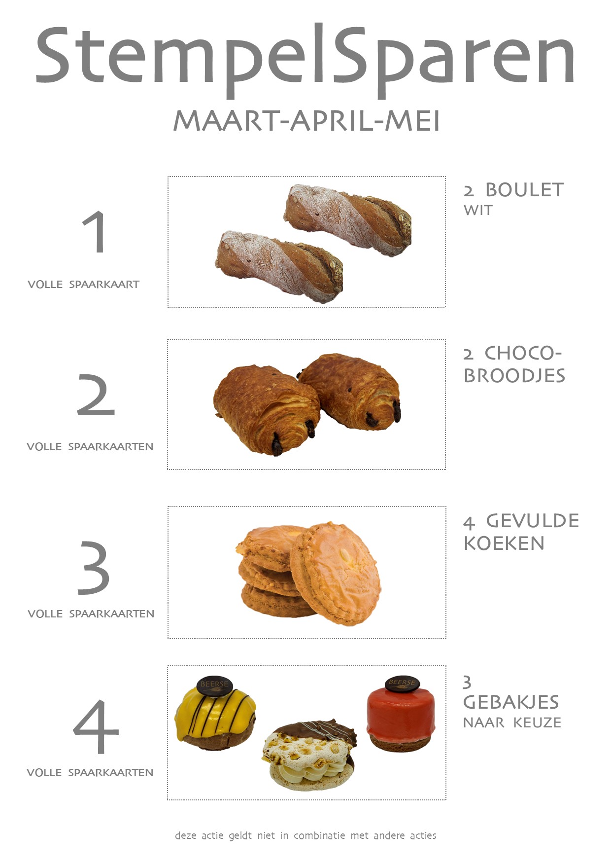 StempelSpaar Gratis Producten