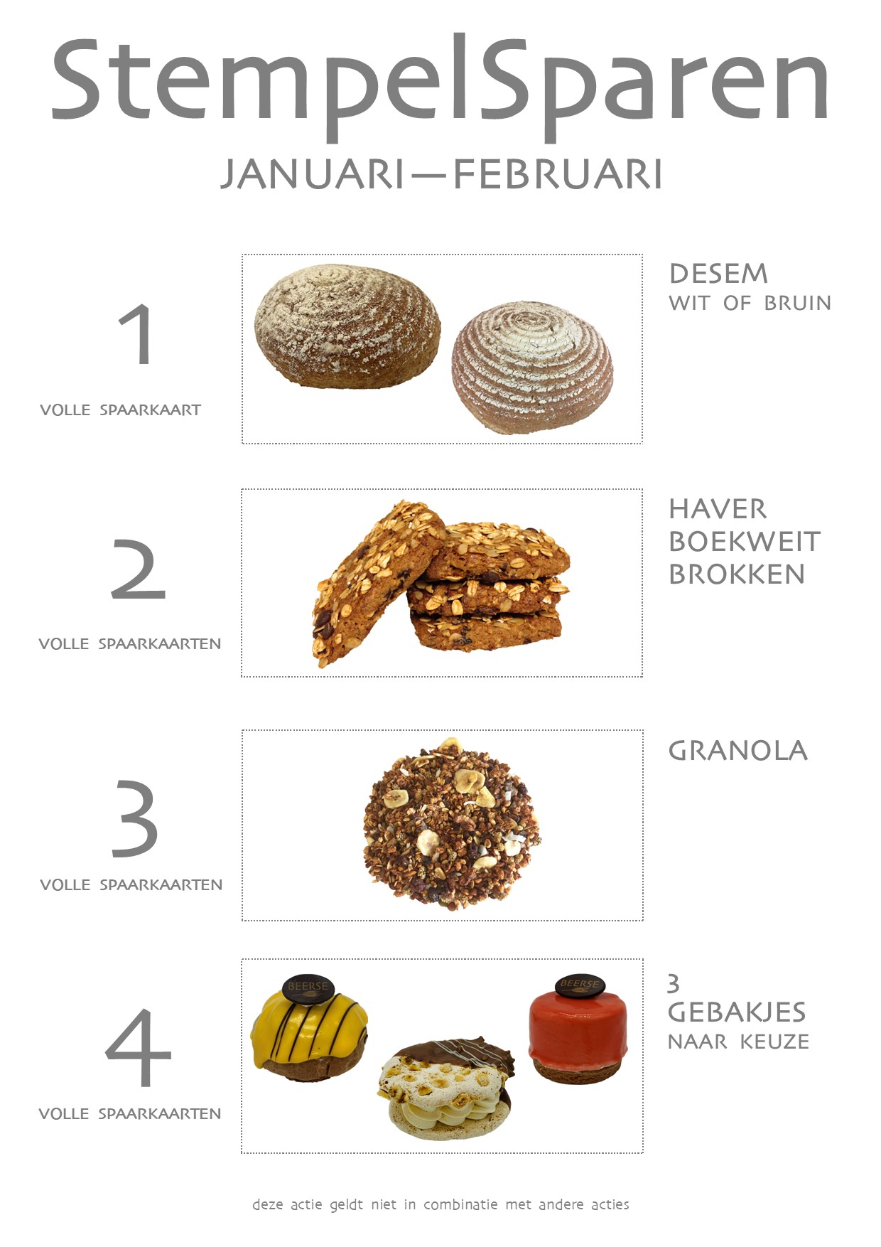 StempelSpaar Gratis Producten