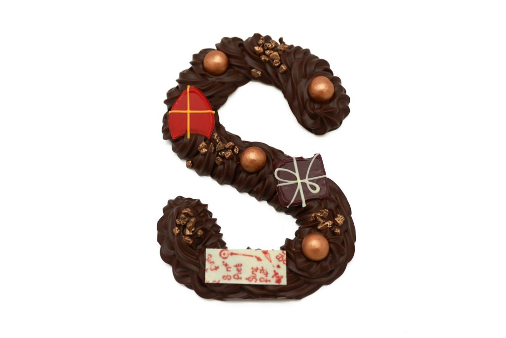 Chocoladeletter S puur