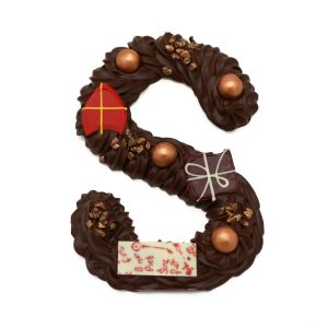 Chocoladeletter S puur